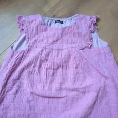 BeBe ノースリーブワンピース 130cm ピンク