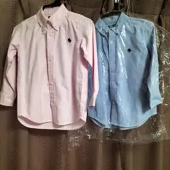 110.　長袖シャツ　ブラウス　2点セット