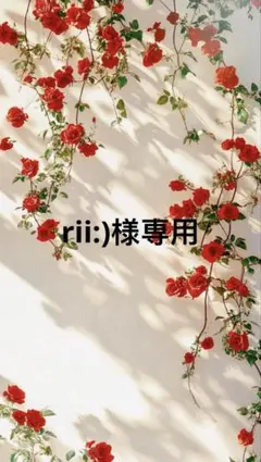 rii:)様一枚明日発送