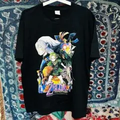 ゼルダの伝説 ティーシャツ 半袖 メンズ ヴィンテージリプリント L XL 黒