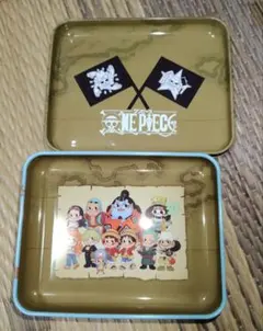 【缶のみ】不二家 ミルキー缶 ワンピース コラボ