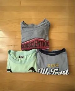 オーバーサイズ グレー Tシャツ 3点セット