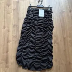 新品　HOSBJERG タイト　ロングスカート　黒のサムネイル