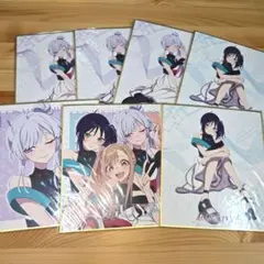 超かぐや姫！ くじクリフ C賞 ミニ色紙 3点セット かぐや 彩葉 ヤチヨ