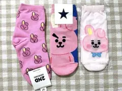 BT21 COOKY 靴下3足セット