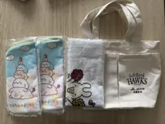 JA共済×ソフトバンクホークス　トートバッグ＆しろたんよりぞう傘カバー、タオルのサムネイル