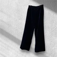 ネイビー ワイドパンツ