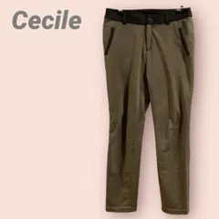 Cecile ストレッチパンツ　ブラウン　レディース/Fのサムネイル