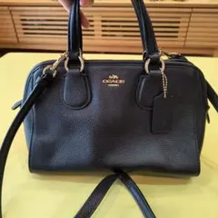 COACH　2way　ハンドバック　ショルダーバッグ ブラック