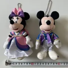 ディズニー ぬいぐるみ バッジ 七夕 2013 ミッキー ミニー