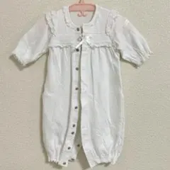 ミキハウス ツーウェイオール(50-60cm) ホワイト＋小物付き