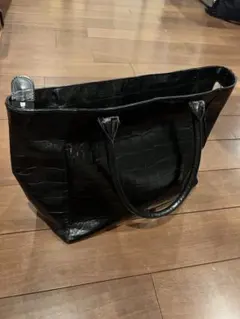 キャンバス トートバッグ ブラック