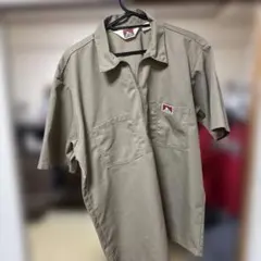 BEN DAVIS ベージュ ワークシャツ