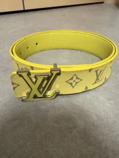 Louis Vuitton イエローレザーベルト