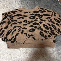 SUREVE レオパード柄 ニットセーター 長袖