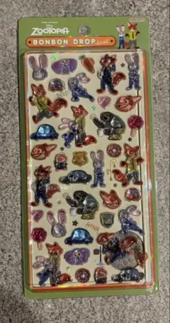 【正規品】ズートピア　ボンボンドロップシール　ディズニー