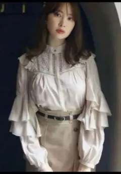 Her lip to Easy to Love Blouse　ブラウス　フリルのサムネイル