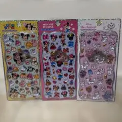 プチドロップステッカー　ディズニー　3セット