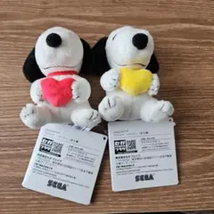 スヌーピー　ぬいぐるみ２個Set