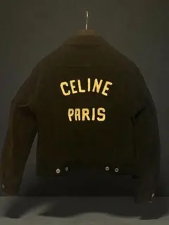 CELINE ブラック コーデュロイジャケット