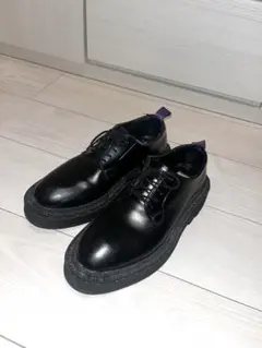 厚底レザーシューズ