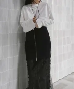 【ameri vintage】KNIT CORSET SET BIG TEE