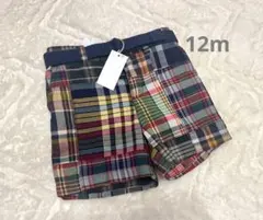新品♡Ralph Lauren チェック柄 ショートパンツ 12M
