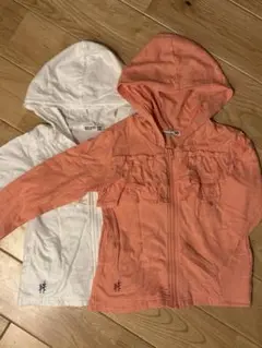 パーカー　100 色違い　2着セット　双子　ラグマート