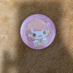 カラフルピーチ　直筆缶バッジ　のあさん