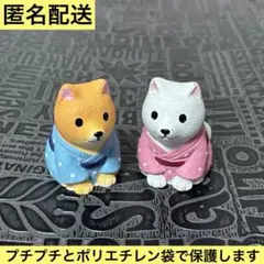 浴衣 柴犬　2個　夏まつり おまつり はなび ゆかたのサムネイル