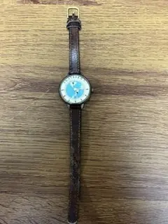 秒針が飛行機で動く腕時計　ジャンク品