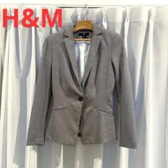 H&M グレー テーラードジャケット EUR 34
