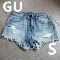 GU デニムショートパンツ S サイズ