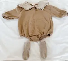 韓国系ベビー服　Bebe holicベビーロンパース　80cm