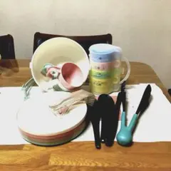 アウトドア 食器セット スタッキング 収納可能 パステルカラー
