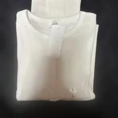 UNIQLO ヘンリーネック Tシャツ L オフホワイト