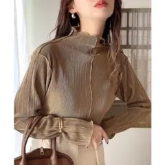 クラシカルエルフ　2wayメロープリーツハイネックトップス