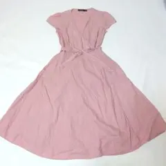 近年♡ポロラルフローレン リネン カシュクール ラップワンピース Aライン