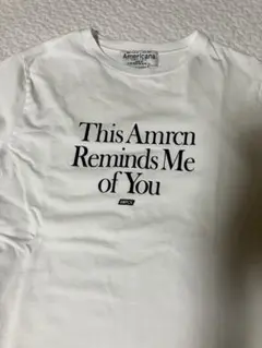 Americana ロゴプリント 半袖Tシャツ