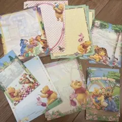くまのプーさん 便箋、封筒セット
