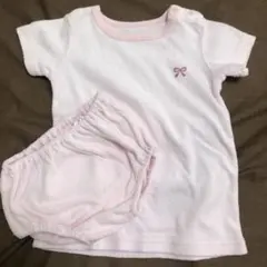 70  セットアップ  半袖 Tシャツ オーバーパンツ