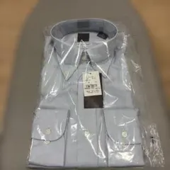 【値下未使用タグ付imz(山喜×伊勢丹三越コラボ)高級綿ツイルBDブルー系M82のサムネイル