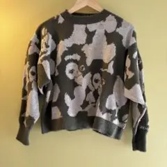 ❤新品❤グラニフ グレムリン ニット セーター ギズモ カモフラ柄モコモコ黒 M ❤新品❤グラニフ グレムリン ニット セーター ギズモ カモフラ柄