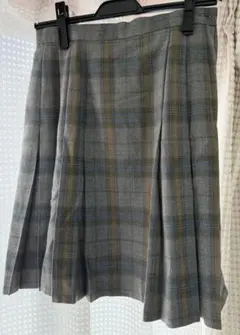 COMME CA DU MODE グレー ブルー チェック