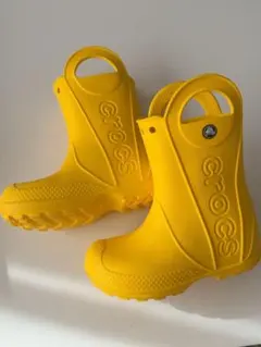 CROCS クロックス 12803 C11 キッズ レインブーツ 長靴 イエロー
