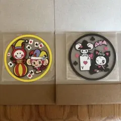 ナルミヤキャラクターズ クリアラバーコースター　2点　メゾピアノ＆ポンポネット