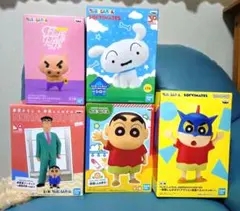 クレヨンしんちゃん フィギュア4体まとめ売り - メルカリ