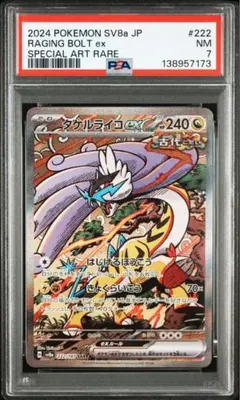 【PSA7】タケルライコex 222/187 SARテラスタルフェスex