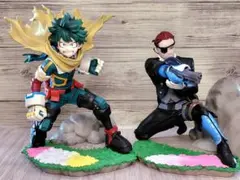 僕のヒーローアカデミア ヒロアカ フィギュア 緑谷出久 ジュリオ 2点セット