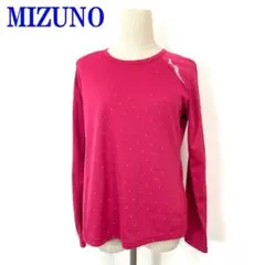 MIZUNO ミズノ 長袖Tシャツ ロンT ピンク ポリエステル L C2444